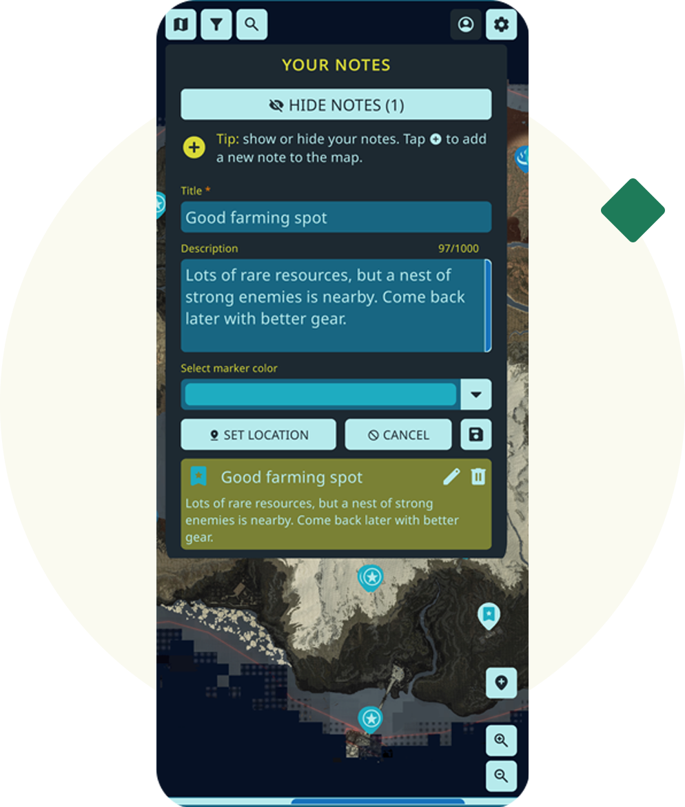 Settings screenshot