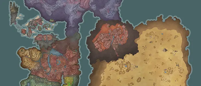 RuneScape Dragonwilds Interactive Map